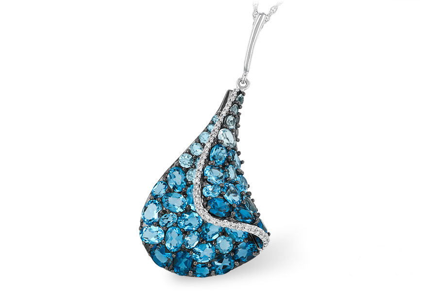 D187-68317: NECK 4.81 BLUE TOPAZ 4.94 TGW