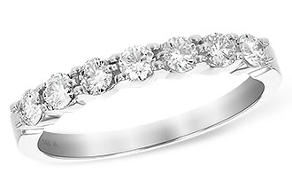 G093-14726: LDS DIA WED RG .50 TW (7 STONES)
