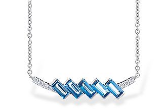 L273-16526: NECK .75 LONDON BLUE TOPAZ .80 TGW