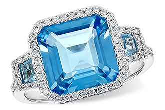 M190-43780: LDS RG 4.40 TW BLUE TOPAZ 4.60 TGW