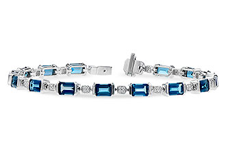 M273-11044: BRACELET 7.90 LONDON BLUE TOPAZ 8.13 TGW