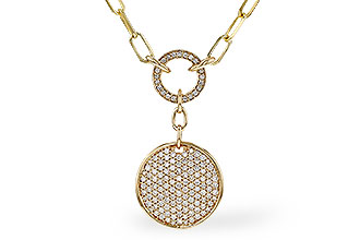 M274-92844: NECKLACE .92 TW (17")
